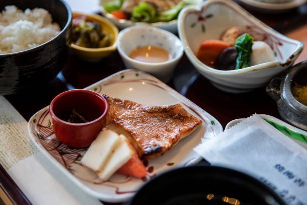 Japanese breakfast set