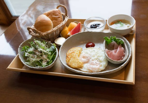 Healthy Japanese breakfast