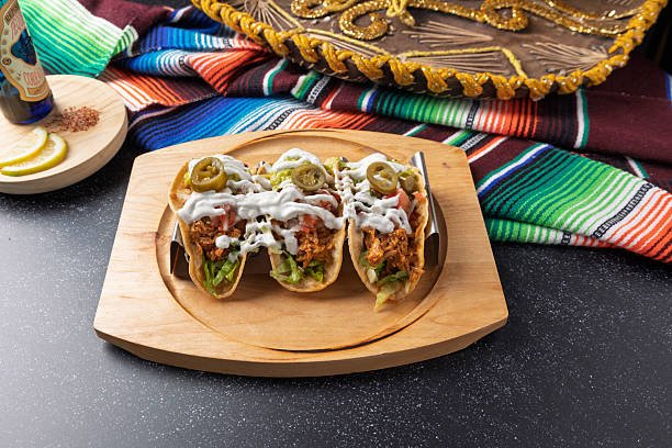 Chicken Caesar Smash Tacos